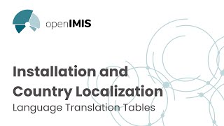 openIMIS Database - Language Translation Tables