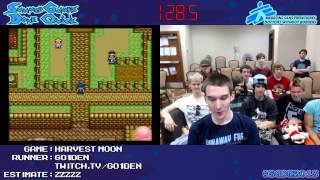 Harvest Moon SNES :: SPEED RUN (02:27) *Live at #SGDQ 2013*