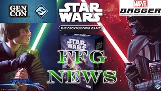 Star Wars Deckbuilder, Marvel D.A.G.G.E.R. and More announced by FFG during Gen Con 2022!