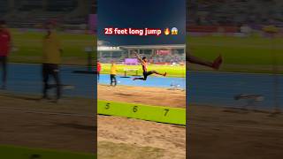 25 feet long jump 🔥😱#youtubeshorts #longjumper #olympicsport