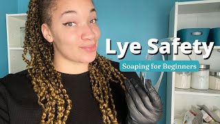 How To Properly Handle Lye For Soap Making | Lye Safety for Cold Process Soap