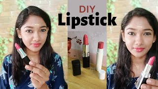 Diy LIPSTICK At Home #diy #lipbalm #lipstick #greenpetals #soaps