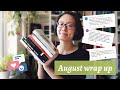 August 2022 Wrap Up // world classics & highlighting your comments