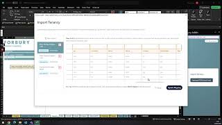 Forbury - Excel Import Walkthrough