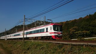 名鉄2332F+1702F 名古屋本線 名電山中駅～藤川駅 通過