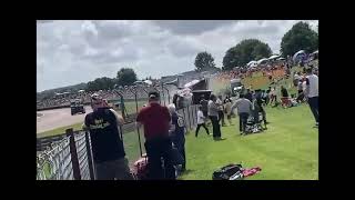 Thruxton truck race crash #BTRC