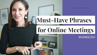 Must-Have English Phrases for Online Meetings | Business Vocabulary