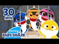 FREEZE! Thief Shark Family is Caught | +Compilation | Best Kids' Stories | Baby Shark Official