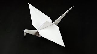 How to make an origami crane easy tutorial. DIY Helpful crafts