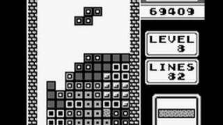 TETRIS - [NINTENDO GAMEBOY] - A-TYPE GAME EASTER EGG