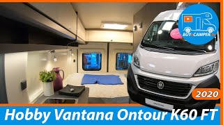 Campervan Tour | Hobby Vantana Ontour K60 FT | 6m Fiat Ducato | New