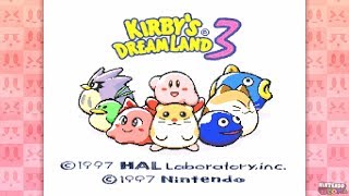 Kirby's Dream Land 3 for SNES ᴴᴰ Full Playthrough (All Heart Stars, 2 Player)