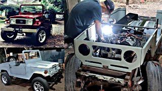 INTIP PROSES PEMBUATAN BODI MINI JEEP PART 1| PP SAHLUL MANAL JAMBUAN JEMBER