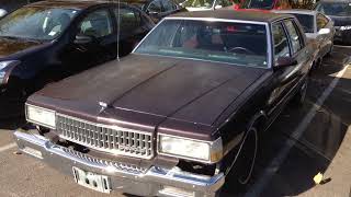 1989 Chevrolet Caprice cold start and review