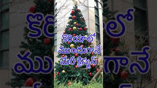 కొరియాలో ముందుగానే మేరీ క్రిస్మస్ | Merry Christmas in advance telugu Vlogs | korea Christmas