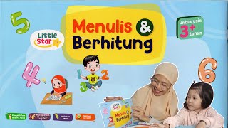 Buku aktivitas anak cara mudah belajar menulis dan berhitung !!