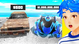$500 vs. $1,000,000,000 CAR In GTA 5 RP!
