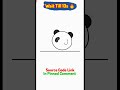 Panda 🐼 Awesome Art Using Python Turtle #shorts #python #panda