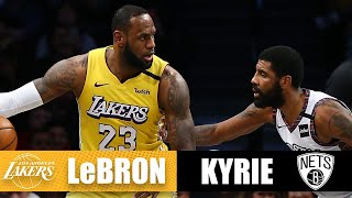 LeBron edges Kyrie with a triple-double in their first Lakers-Nets showdown | 2019-20 NBA Highlights