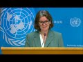 syria gaza sudan u0026 other topics daily press briefing united nations