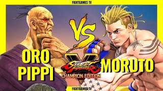 MORUTO [LUKE] X ORO-PIPPI [ORO] FT2 4K STREET FIGHTER V CE HIGH LEVEL MATCH