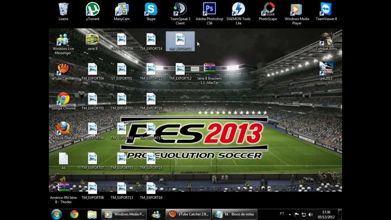 Colocando Serie B No Pes 2013 - YouTube