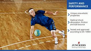 Junckers Handball Floors | Solid hardwood sports flooring