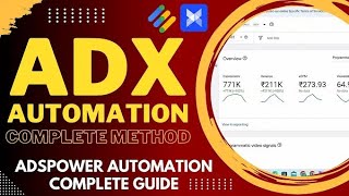 AdX Automation Method 2024 , AdX Loading Automation Method with AdsPower, Adspower RPA Method