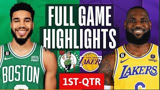 Los Angeles Lakers vs.Boston Celtics Highlights 1st-Qtr HD | Dec 25, 2023 | NBA Season