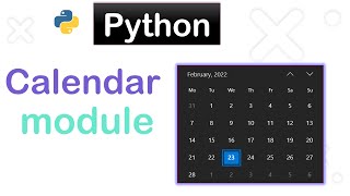 Calendar module in python !!! #calendarmodule