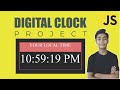 JAVASCRIPT Course Project Based Learning - Digital Clock Using Javascript Project #29
