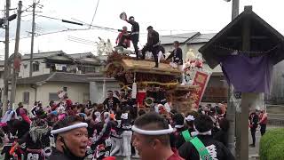 [4K]令和４年　隠だんじり　三都神社宮入