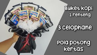 BUKET KOPI 10 PCS HADIAH UNTUK BAPAK GURU / DIY COFFEE BOUQUET