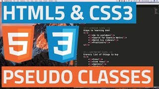 HTML5 and CSS3 beginner tutorial 22 - Pseudo Classes