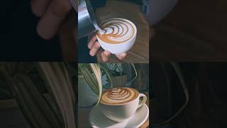 Wings tulip ☕💥 barista latte art ☕😱 #wings #wingstulip #latteart