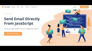 send email javascript js in reactjs emailjs