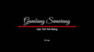Gambang Semarang Instrumental