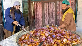 AFGHANI PULAO RECIPE | Original 150+ KG Afghani Meat Pulau Prepared | PAKISTANI Street Food RECIPE