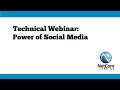 Power of Social Media - NetCom Learning Technical Webinar Excerpt