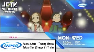 Animax Asia - Teasing Master Takagi-San (Season 3) Trailer (February 9 2025)