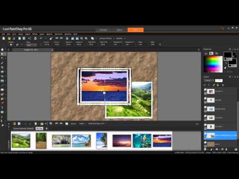 Creating a Photo Collage in Corel PaintShop Pro X6 Creating a Photo Collage in Corel PaintShop Pro X6