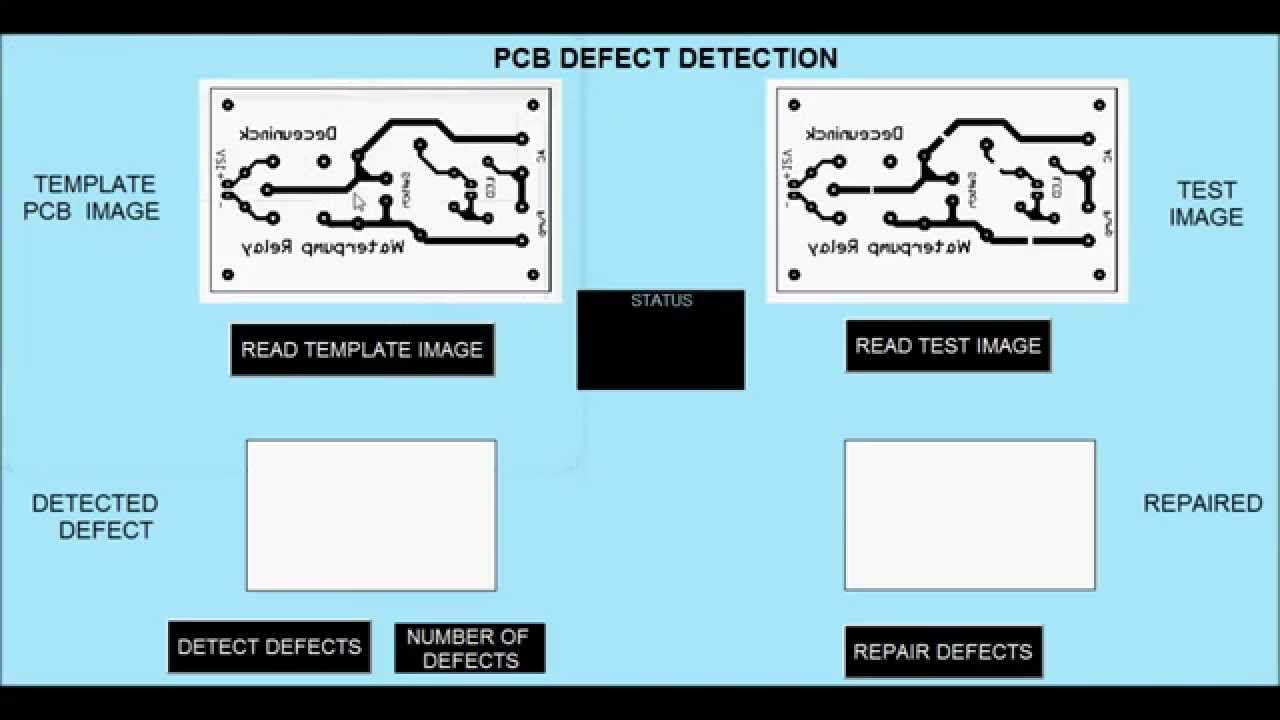 Pcb Defect Detection Matlab Image Processing Youtube