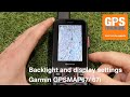 Battery life and varies settings for Garmin GPSMAP 67 / GPSMAP67i