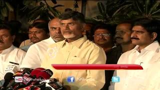 AP CM Chandrababu Naidu Speaks to Media about Nandamuri Janakiram Death @ Hyderabad - 99tv