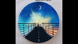 painting on wood with acrylic paint || 用丙烯顏料在木頭上作畫