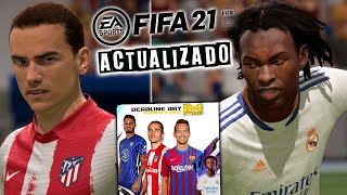 ES GENIAL! FIFA 21 ACTUALIZADO A LA NUEVA TEMPORADA CON FICHAJES, KITS Y CARAS! | FIFA 21 CON MODS