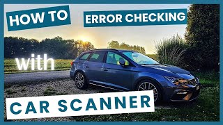 Car Scanner PRO - scanning and deleting errors | Seat Leon 5F