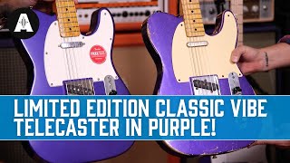 Pete’s Purple Tele Turns Squier Classic Vibe! - NOW AVAILABLE IN LEFTY & RIGHTY!!