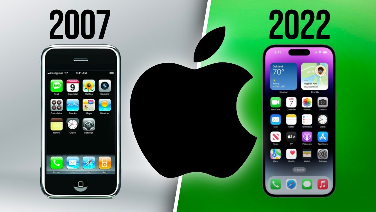 Every Apple IPhone From 2007 To 2022 | IPhone Evolution - YouTube