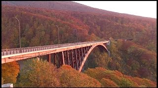 10月の車中泊旅 2016 ④　八甲田山　酸ヶ湯温泉と城ヶ倉大橋の紅葉